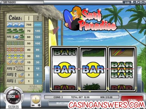 surf paradise rival classic slot