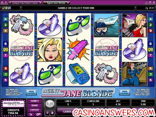 agent jane blonde video slot