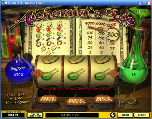 alchemists lab classic slot