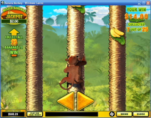 banana monkey slot bonus game