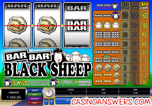 bar bar black sleep fruit machine