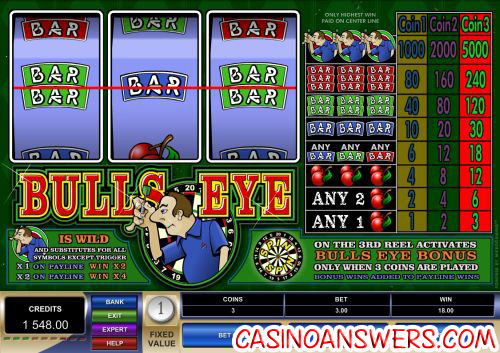 bulls eye microgaming classic slot