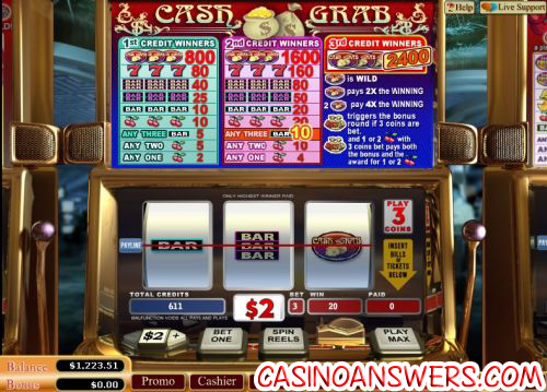 cash grab vegas tech slot