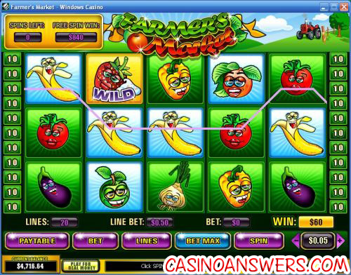 farmers market playtech video slot