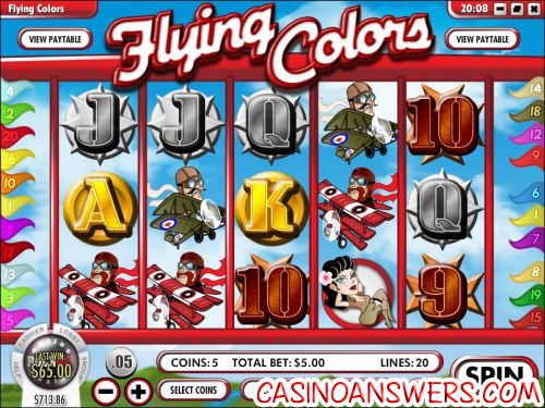 flying colors video slot rival