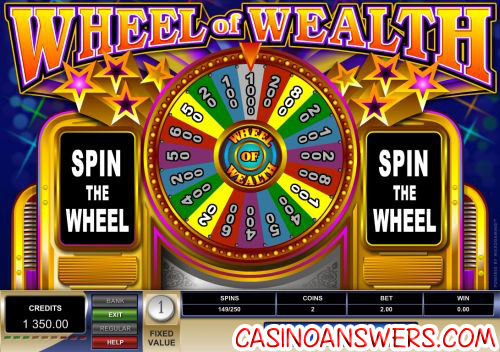 wheel of wealth microgaming slot machine