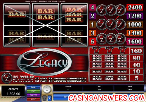 legacy classic microgaming slot