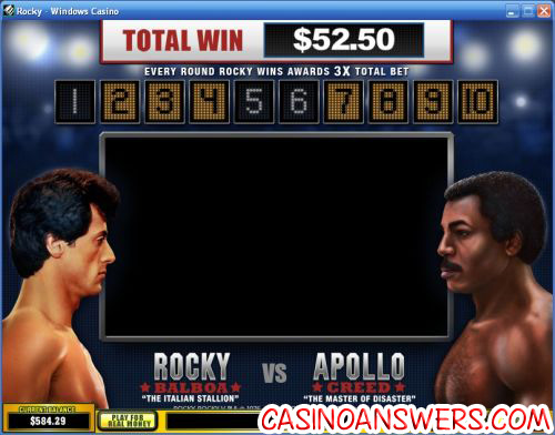 rocky casino game