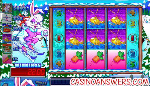 ski bunny fruit machine payout