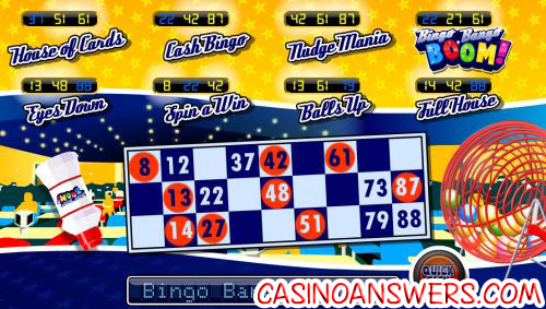 bingo bango boom nudge bonus game