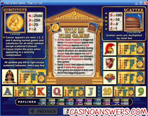 caesars empire casino flash game