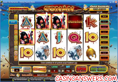 conan the barbarian video slot