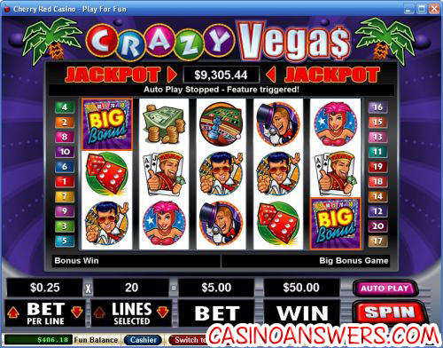 crazy vegas video slot