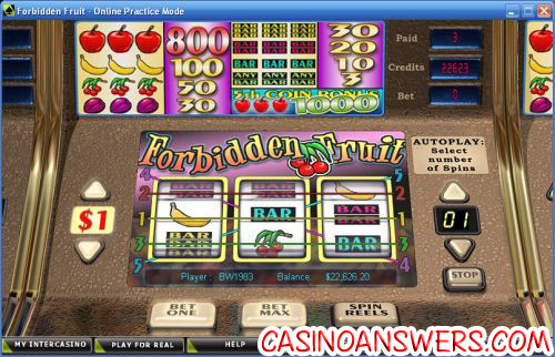 forbidden fruit classic slot