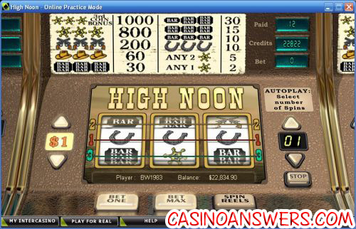 high noon classic slot