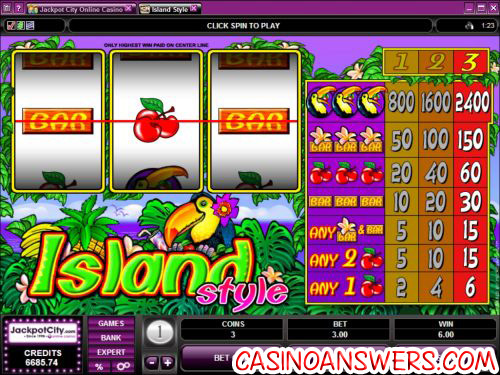 island style classic slot