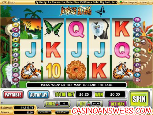 jungle king video slot