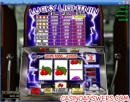 lucky lightnin rtg classic slot