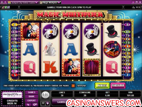 magic multiplier video slot