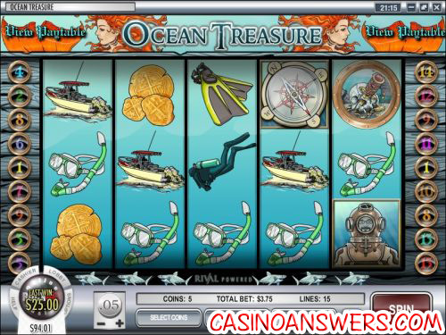 ocean treasure video slot