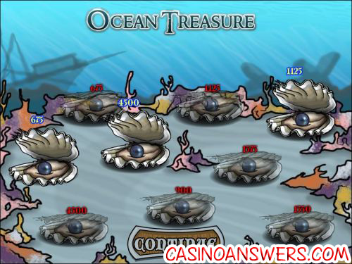 ocean treasure bonus game slot