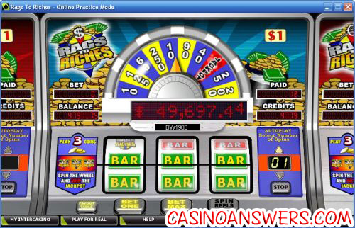 rags to riches 3 reel classic slot