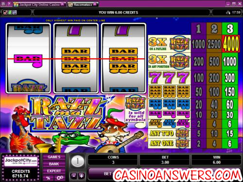 razzmatazz microgaming classic slot