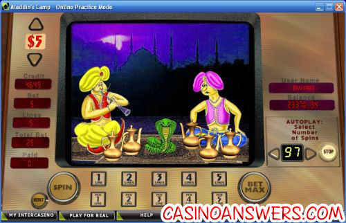 aladdins lamp flash bonus game