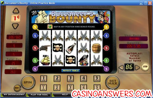 buccaneers bounty classic slot