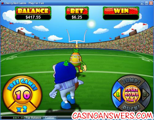 fruit bowl football bonus game