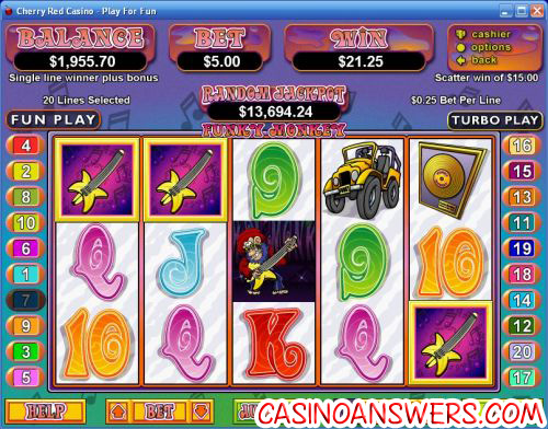 funky monkey rtg video slot