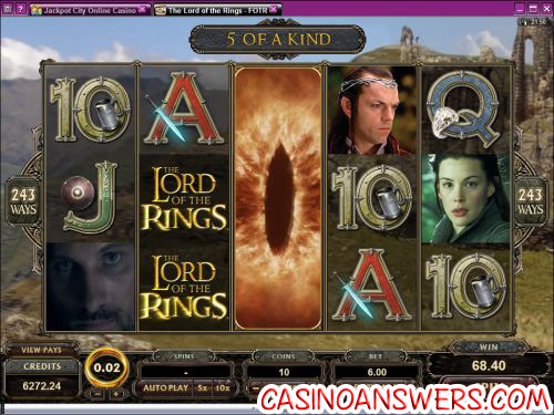 lord of the rings fellowship slot