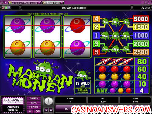 martian money classic slot