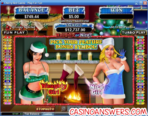 naughty or nice bonus game