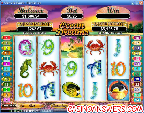 ocean dreams video slot