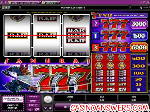 samurai 7s classic slot