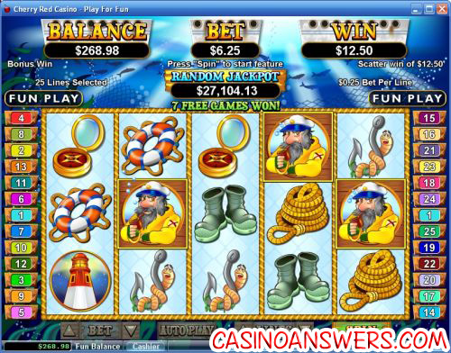 sea captain video slot