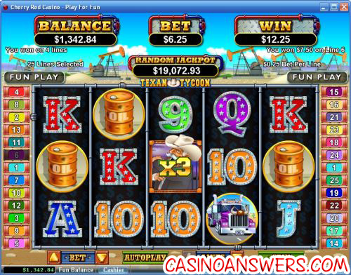 texan tycoon video slot