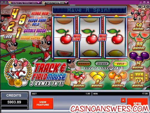 track and field fruit machine
