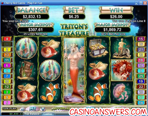 tritons treasure video slot