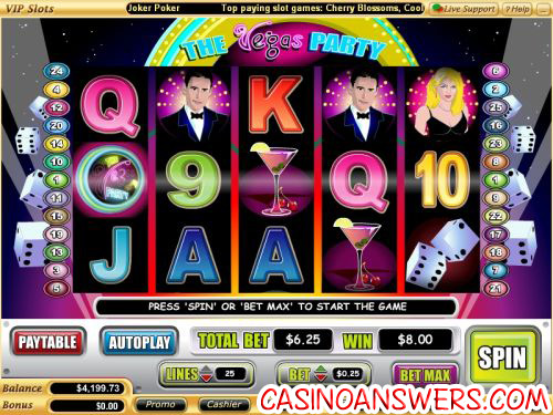 vegas party video slot