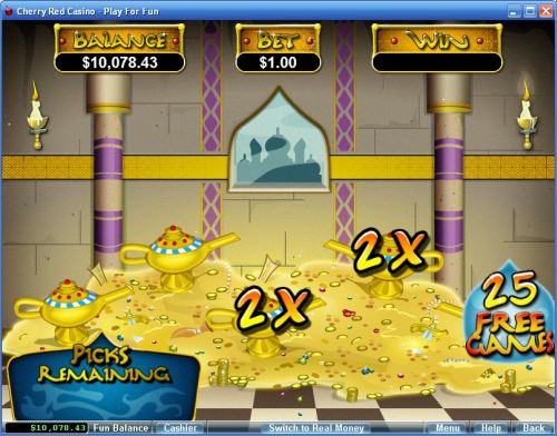 aladdins wishes video slot