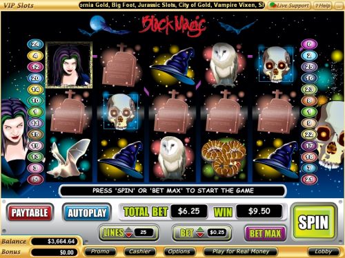 black magic video slot