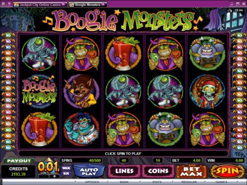 boogie monsters video slot