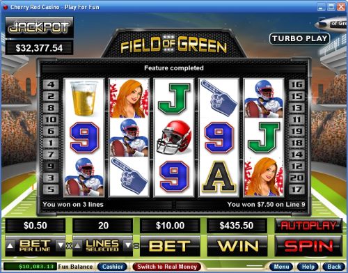 field of green video slot