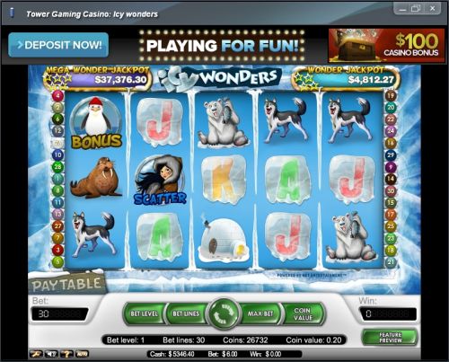 icy wonders net ent video slot