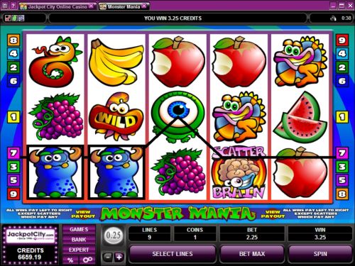 monster mania video slot