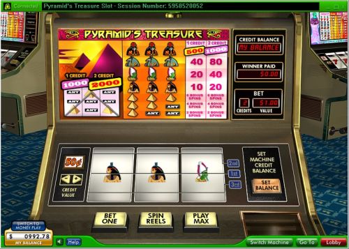 pyramids treasure classic slot