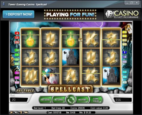 spellcast net ent video slot