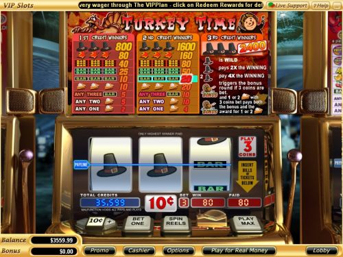 turkey time vegas tech classic slot